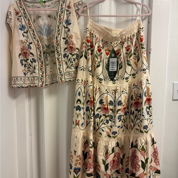 FARM Rio Multicolor Embroidered Maxi Dress - Picture 3 of 8